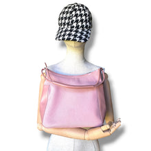 Load image into Gallery viewer, Vintage Gucci Pink Canvas & Leather Hobo Bag