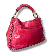 Load image into Gallery viewer, Sazaby Croc-Embossed Leather Handbag
