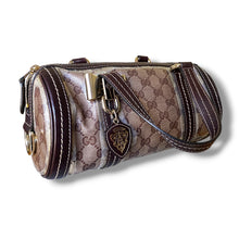 Load image into Gallery viewer, Vintage Gucci Hysteria GG Crystal Canvas Boston Bag