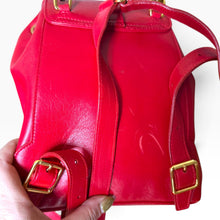 Load image into Gallery viewer, Vintage Gucci Bamboo Leather Backpack – Red
