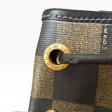 Load image into Gallery viewer, Vintage Fendi Pequin Stripe Bucket Bag with Matching Pouch