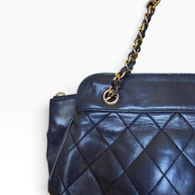 Load image into Gallery viewer, Vintage Chanel Quilted Leather Chain Shoulder Bag – Black