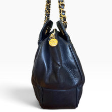 Load image into Gallery viewer, Vintage Chanel Quilted Leather Chain Shoulder Bag – Black