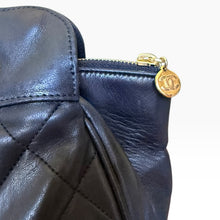 Load image into Gallery viewer, Vintage Chanel Quilted Leather Chain Shoulder Bag – Black