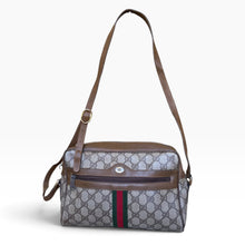 Load image into Gallery viewer, Vintage 1980s Gucci GG Monogram Crossbody Bag