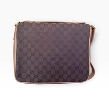 Load image into Gallery viewer, Vintage Gucci GG Monogram Shoulder Bag – Brown