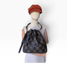 Load image into Gallery viewer, Vintage Fendi Pequin Stripe Bucket Bag with Matching Pouch