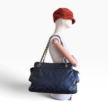 Load image into Gallery viewer, Vintage Chanel Quilted Leather Chain Shoulder Bag – Black