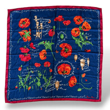 Load image into Gallery viewer, Nina Ricci Silk Botanical Scarf – Made in Italy