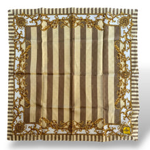 Load image into Gallery viewer, Vintage Fendi Roma 100% Cotton Baroque Scarf – 50 x 50 cm