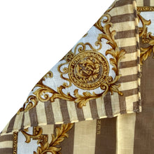 Load image into Gallery viewer, Vintage Fendi Roma 100% Cotton Baroque Scarf – 50 x 50 cm