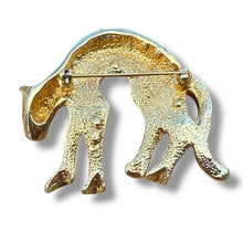 Load image into Gallery viewer, Vintage Leopard Rhinestone & Enamel Brooch, c. 1980s–1990s