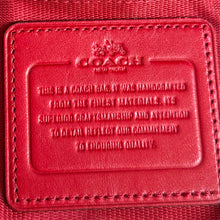Load image into Gallery viewer, Coach Nikita Gathered Leather Satchel in Red, Late 2000s