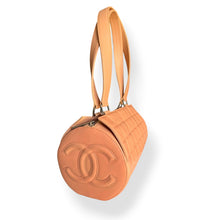 Load image into Gallery viewer, Y2K Chanel Chocolate Bar Barrel Bag – Quilted Leather