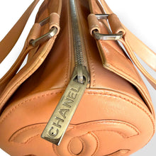 Load image into Gallery viewer, Y2K Chanel Chocolate Bar Barrel Bag – Quilted Leather