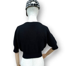 Load image into Gallery viewer, Christian Dior Cashmere Embellished Cropped Knit