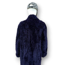 Load image into Gallery viewer, Vintage Paula Lishman Handwoven Purple Fur Coat – Handmade in Canada