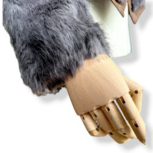 Load image into Gallery viewer, Italian Grey Mink Fur & Cashmere Jacket