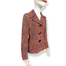 Load image into Gallery viewer, Vintage Sandro Paris Multicolour Bouclé Blazer