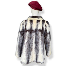 Load image into Gallery viewer, Vintage Patterned Fox Fur Coat