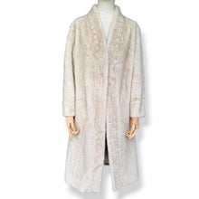 Load image into Gallery viewer, Vintage Cream Mink & Cashmere Pearl-Embellished Coat – New With Tags