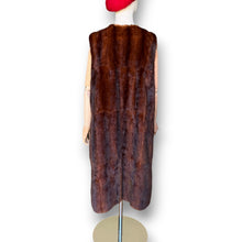 Load image into Gallery viewer, Vintage Extra Length Fur Gilet