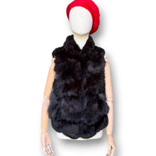 Load image into Gallery viewer, Vintage Rabbit Fur Gilet