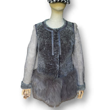 Load image into Gallery viewer, Vintage Sheepskin & Fox Fur Jacket
