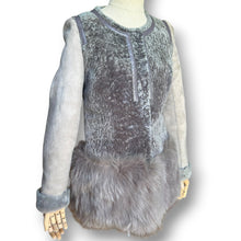 Load image into Gallery viewer, Vintage Sheepskin & Fox Fur Jacket