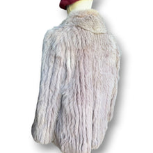 Load image into Gallery viewer, Vintage Rose-Tinted Fox Fur Coat