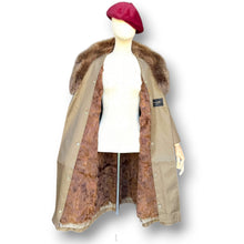 Load image into Gallery viewer, Kanebo Silk Pure Silk Coat with Fur Collar