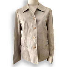 Load image into Gallery viewer, Stylish Beige Leather Shacket