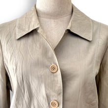 Load image into Gallery viewer, Stylish Beige Leather Shacket
