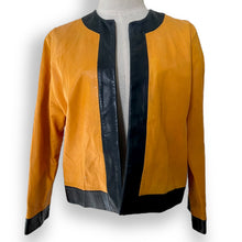 Load image into Gallery viewer, Unusual Vintage Tangerine Leather Set