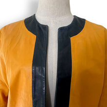 Load image into Gallery viewer, Unusual Vintage Tangerine Leather Set