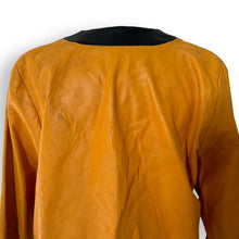 Load image into Gallery viewer, Unusual Vintage Tangerine Leather Set