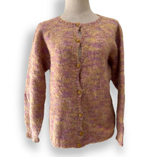 Load image into Gallery viewer, Vintage Pink Hand Knitted Cardigan