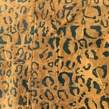 Load image into Gallery viewer, Vintage Leopard Print Suede Midi Skirt