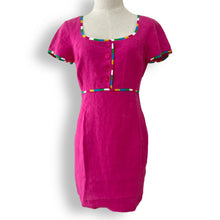 Load image into Gallery viewer, Vintage Dead Stock Pink Linen Dress by Fendi