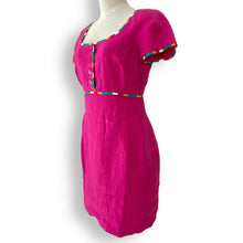 Load image into Gallery viewer, Vintage Dead Stock Pink Linen Dress by Fendi