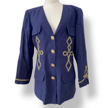 Load image into Gallery viewer, Vintage Emanuel Ungaro Navy Suit Set