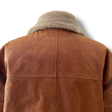 Load image into Gallery viewer, Vintage Shearling-Lined Suede Jacket