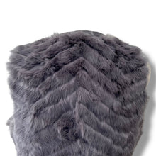 Load image into Gallery viewer, Vintage Grey Rabbit Fur Vest