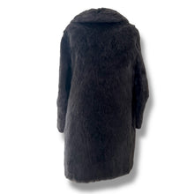 Load image into Gallery viewer, Vintage Charcoal Fur Coat