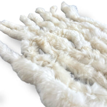 Load image into Gallery viewer, Vintage White Rabbit Fur Scarf