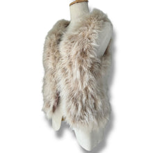 Load image into Gallery viewer, Vintage Ostrich Feather Vest – Cream