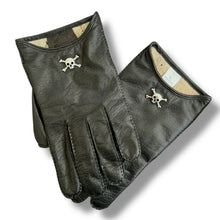 Load image into Gallery viewer, Vivienne Westwood Leather Skull Gloves – Size L