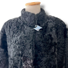 Load image into Gallery viewer, Vintage Black Persian Lamb Coat