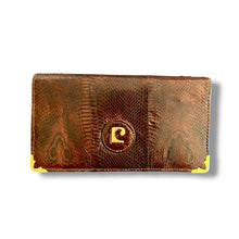 Load image into Gallery viewer, Vintage Pierre Cardin Snakeskin Clutch