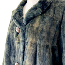 Load image into Gallery viewer, Vintage Shaved Mink Swing Coat by Yuki Belle